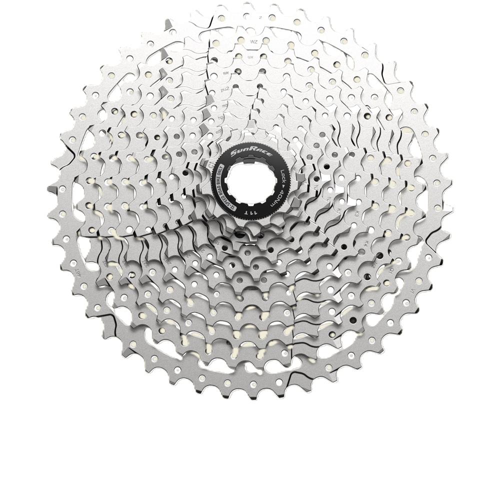 SunRace CSRZ800 12-fach Kassette 11-46T Metallic Silber - Leicht und präzise