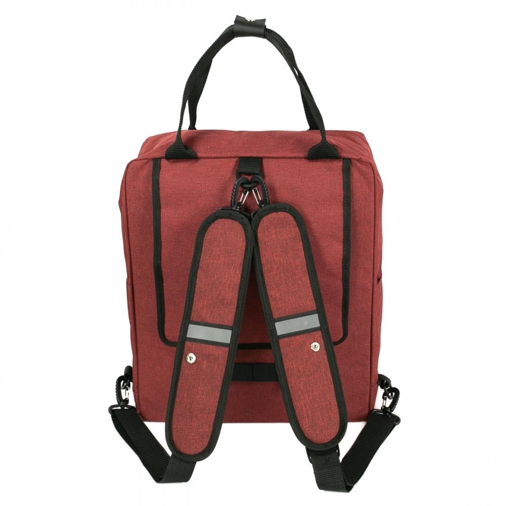 Haberland Bike-Rucksack More Than School schwarz/rot - smarter Schul- & Alltagsbegleiter
