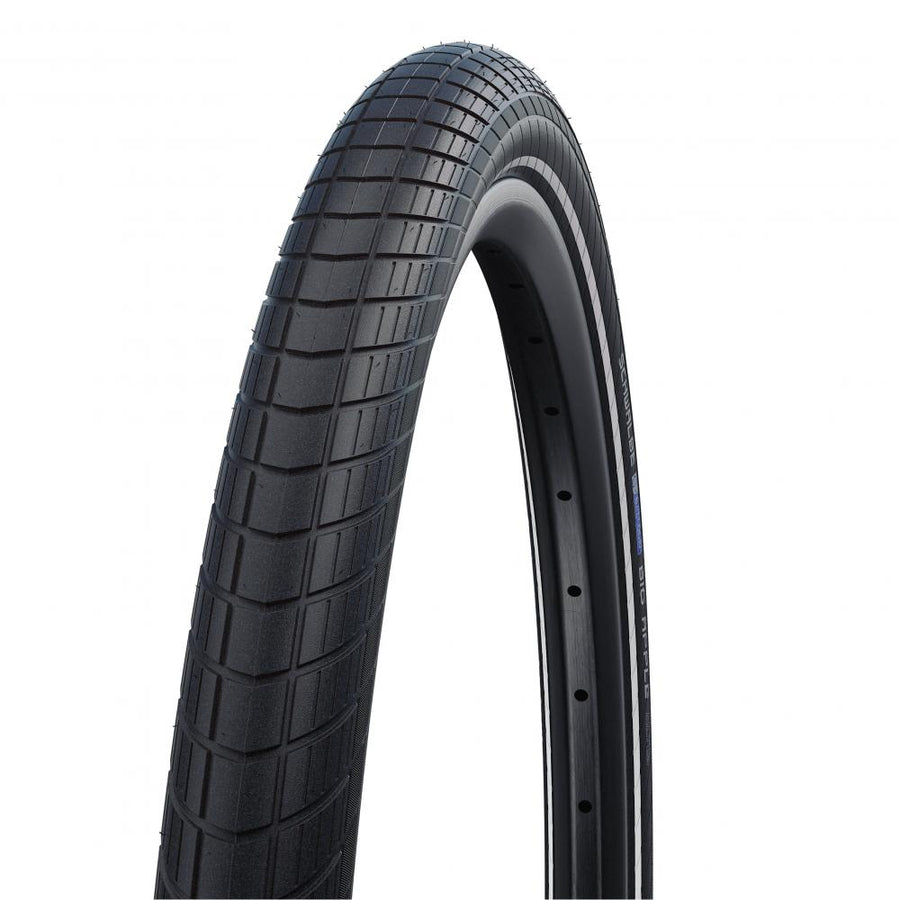 Schwalbe Big Apple 26x2.35 60-559 ADDIX RaceGuard Performance Line E-25 Reifen mit Reflexstreifen.