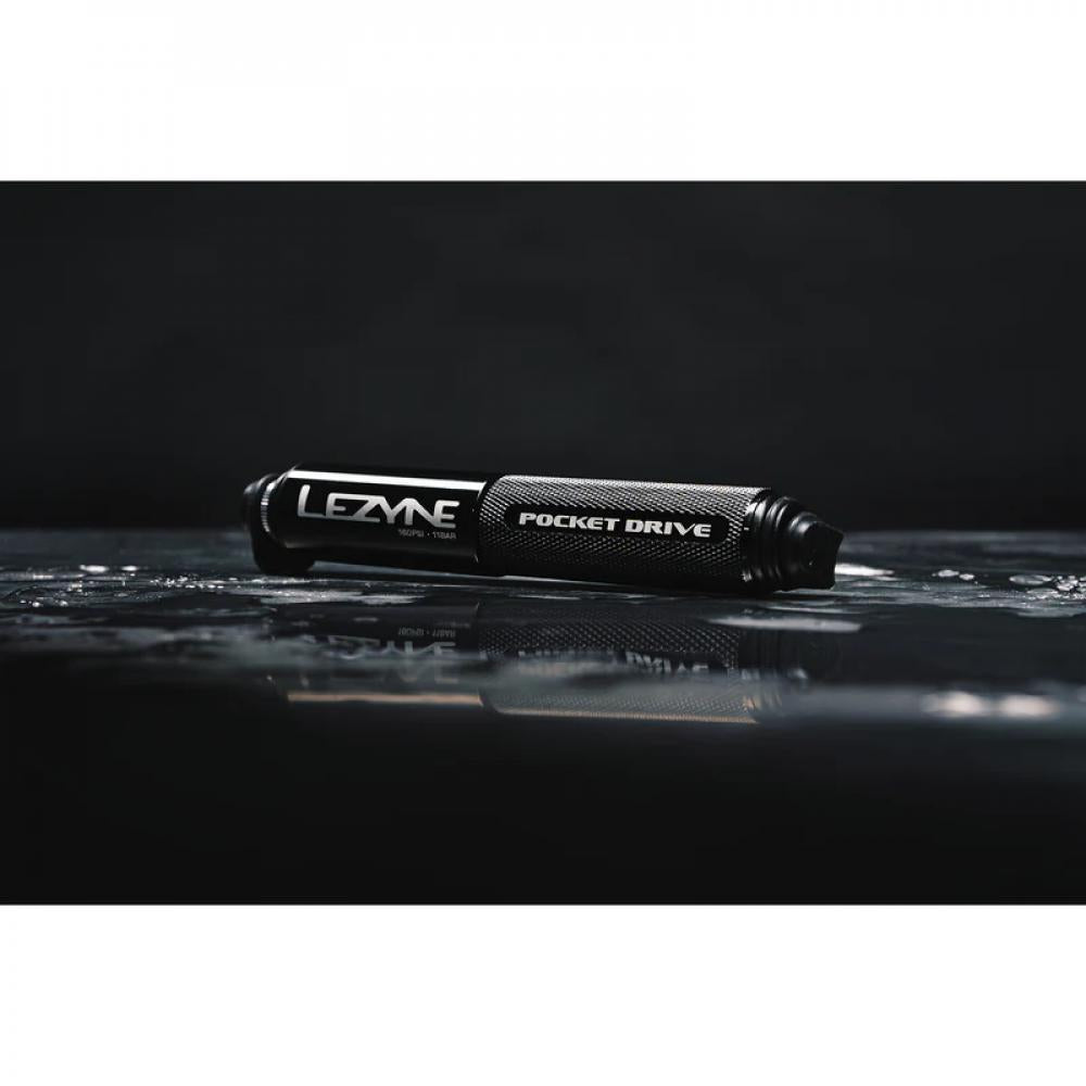LEZYNE Minipumpe POCKET DRIVE PRO mattschwarz