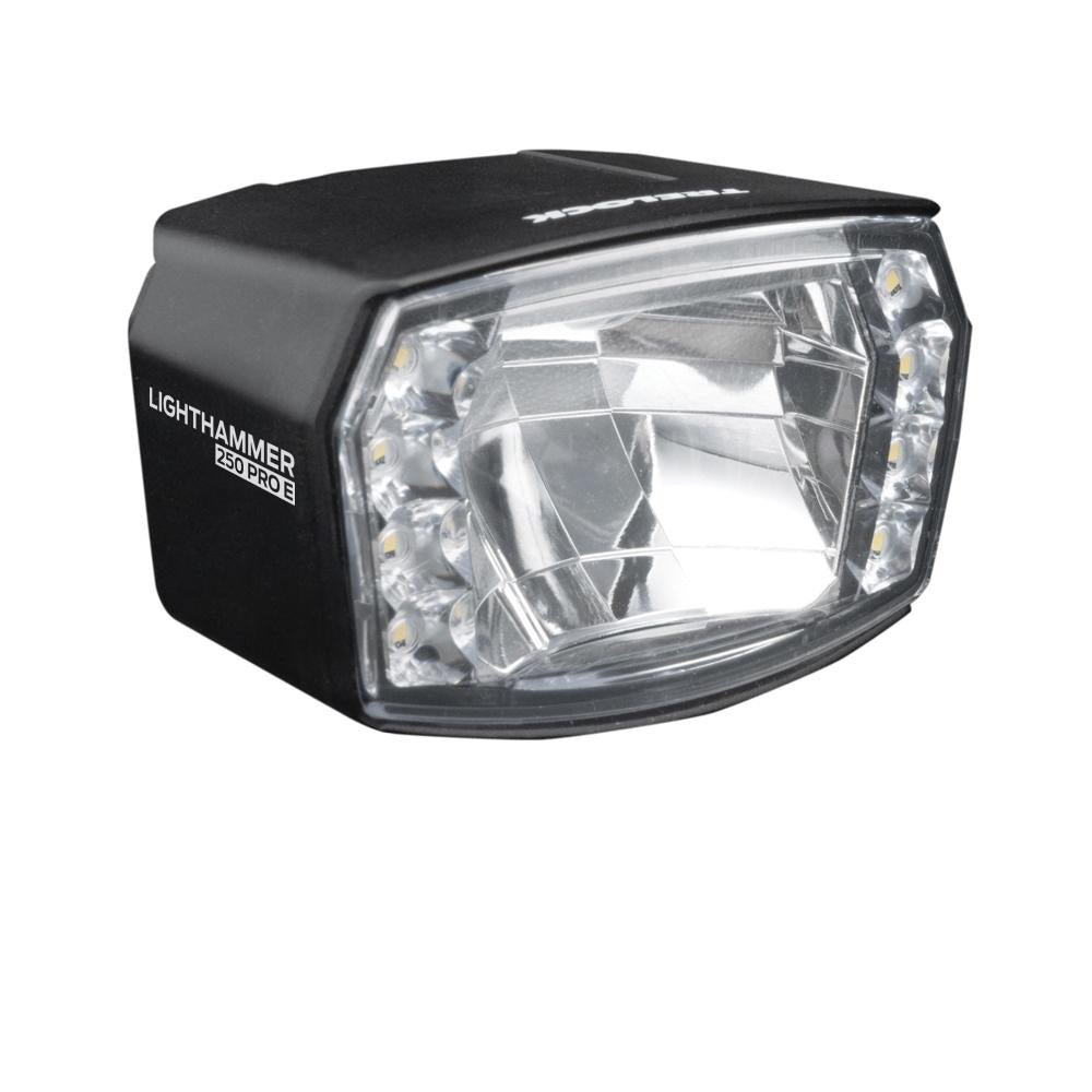 Trelock LS 990 LIGHTHAMMER PRO 250 E-Bike-Frontscheinwerfer 250 Lux - Schwarz