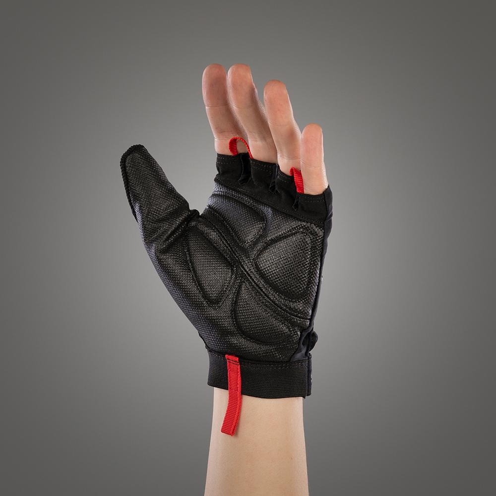 CHIBA Argon Premium II - Radhandschuhe XL schwarz mit Gelpolster & Aramidschutz