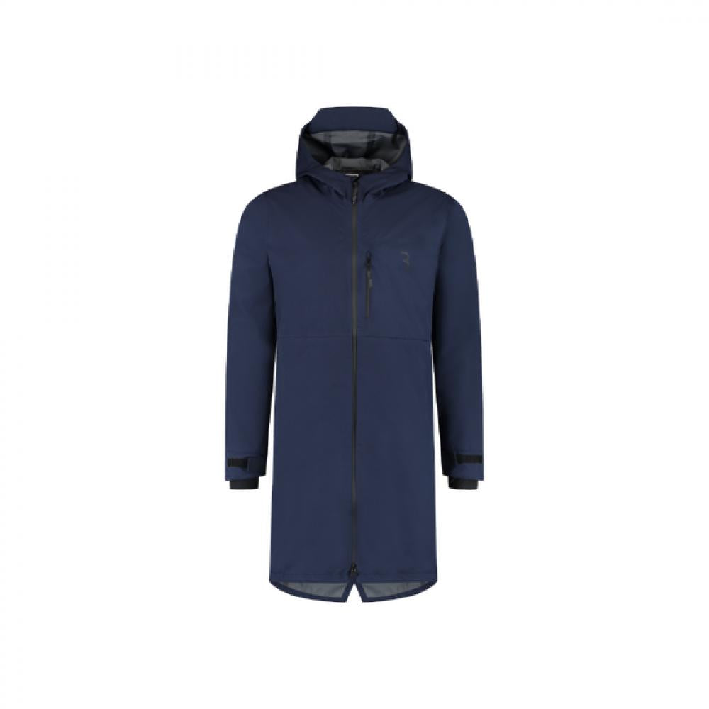 BBB Rainshield Parka Regenjacke XL dunkelblau - wasserdicht, atmungsaktiv, winddicht, leicht packbar, reflektierende Details für maximale Sichtbarkeit