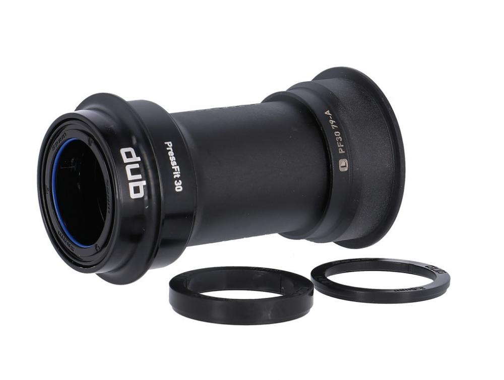 SRAM Innenlager DUB Pressfit 30 Road Wide 68/73/79/BBRight - Effiziente Kraftübertragung