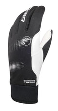 CHIBA Bernina Thermo - Radhandschuhe, winddicht, Primaloft Gold, Größe 7, sz/weiß