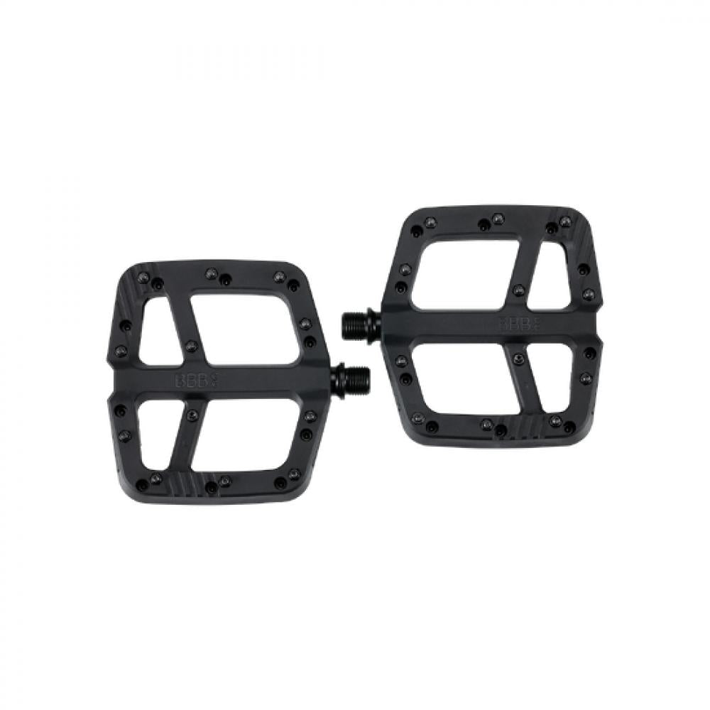 BBB Cycling Pedale Decoder 100 x 110mm 100 matt - griffige Flat-Pedale für volle Kontrolle