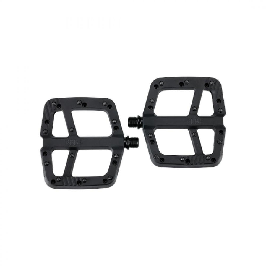 BBB Cycling Pedale Decoder 100 x 110mm 100 matt - griffige Flat-Pedale für volle Kontrolle