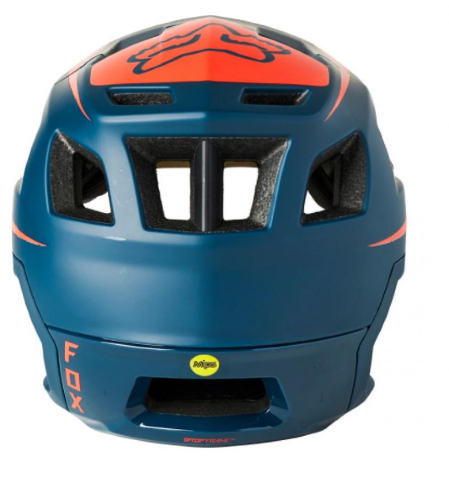 FOX Helm DROPFRAME PRO CE Trail Helm dark indigo rot L
