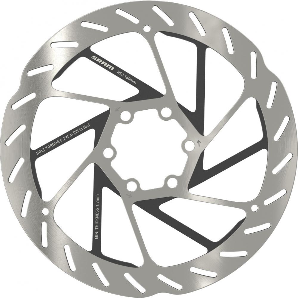 SRAM Bremsscheibe HS2 6-Loch / 160 mm - 160 mm
