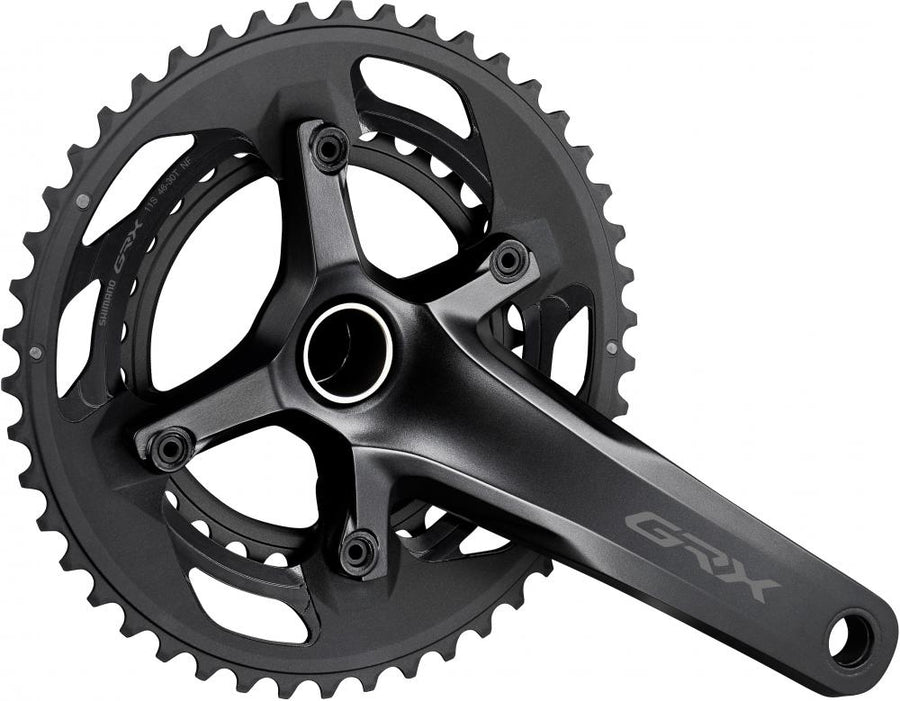 SHIMANO Kurbelgarnitur GRX FC-RX600-11 11-fach 165 mm 46-30 Zähne - 600-11, 11-fach, 165 mm, 46-30 Zähne, 30 Zähne