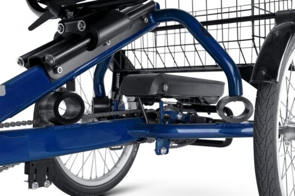 Draisin Komfort-Dreirad MALTA mit Motor