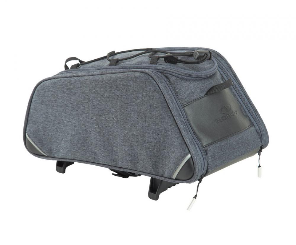Drayton Gepäckträgertasche Grau 10l - Wasserdichte Fahrradtasche 34x20x16cm