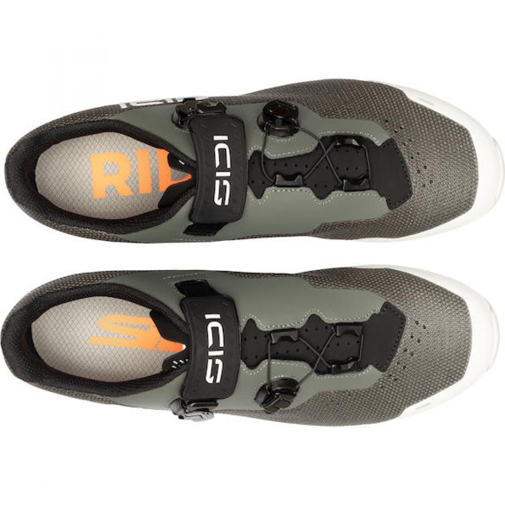 Sidi MTB DOMINATOR X deep forest 42 Grün - präziser MTB-Schuh mit Carbon-Composite-Sohle