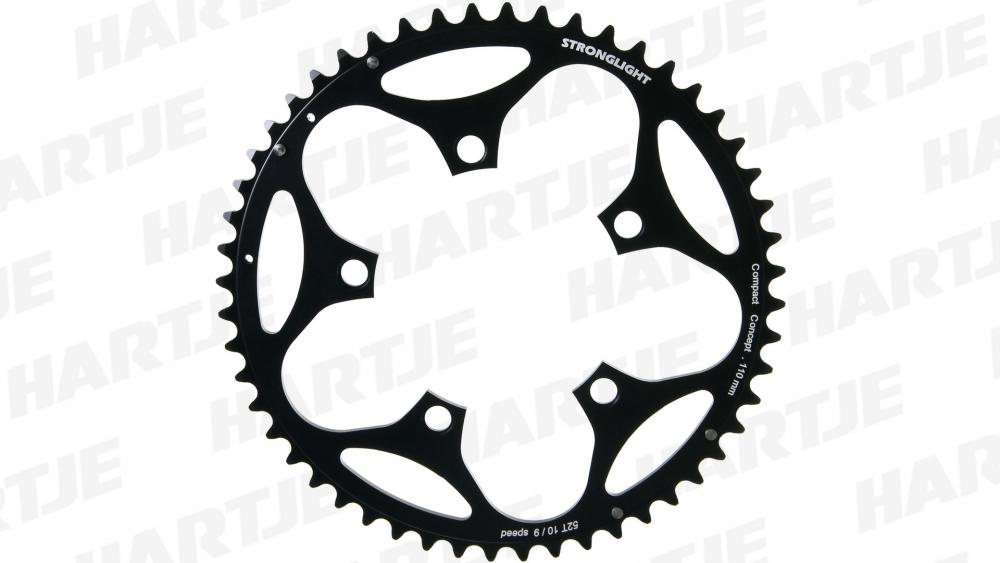 STRONGLIGHT KETTENBLATT SCHWARZ LOCHK REIS 110MM 52 Z