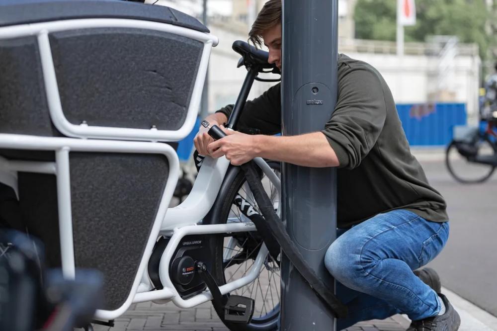 Axa Kettenschloss Linq City 180 - Robustes Fahrradschloss 180cm