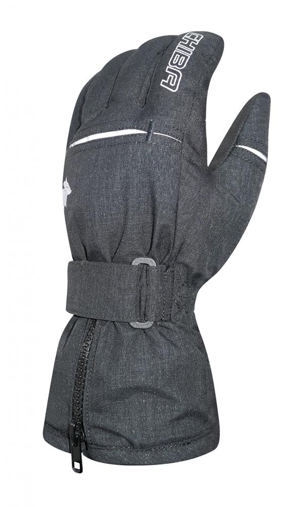 CHIBA Plus Finger - wasserdichte Winter-Radhandschuhe schwarz, Größe 7