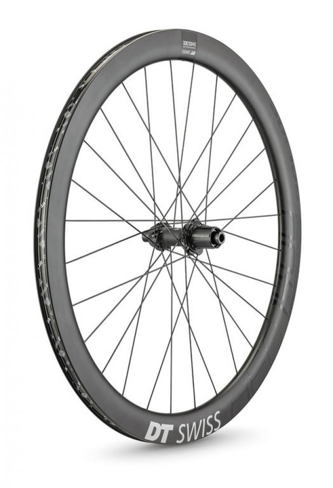 DT Swiss Laufrad HEC 1400 Spline 29" 47 mm schwarz - Aero-Carbon-Laufrad für eRoad