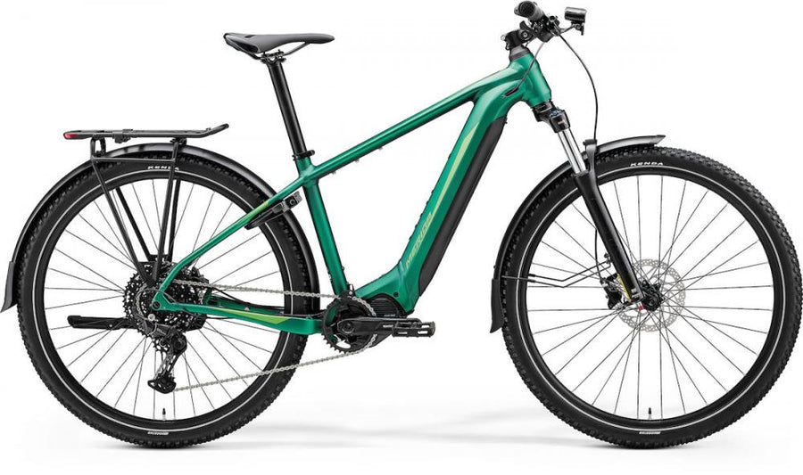 Merida eBIG.NINE 475 EQ III2 L matt-grün/grün - kraftvolles E-MTB für Alltag und Trail