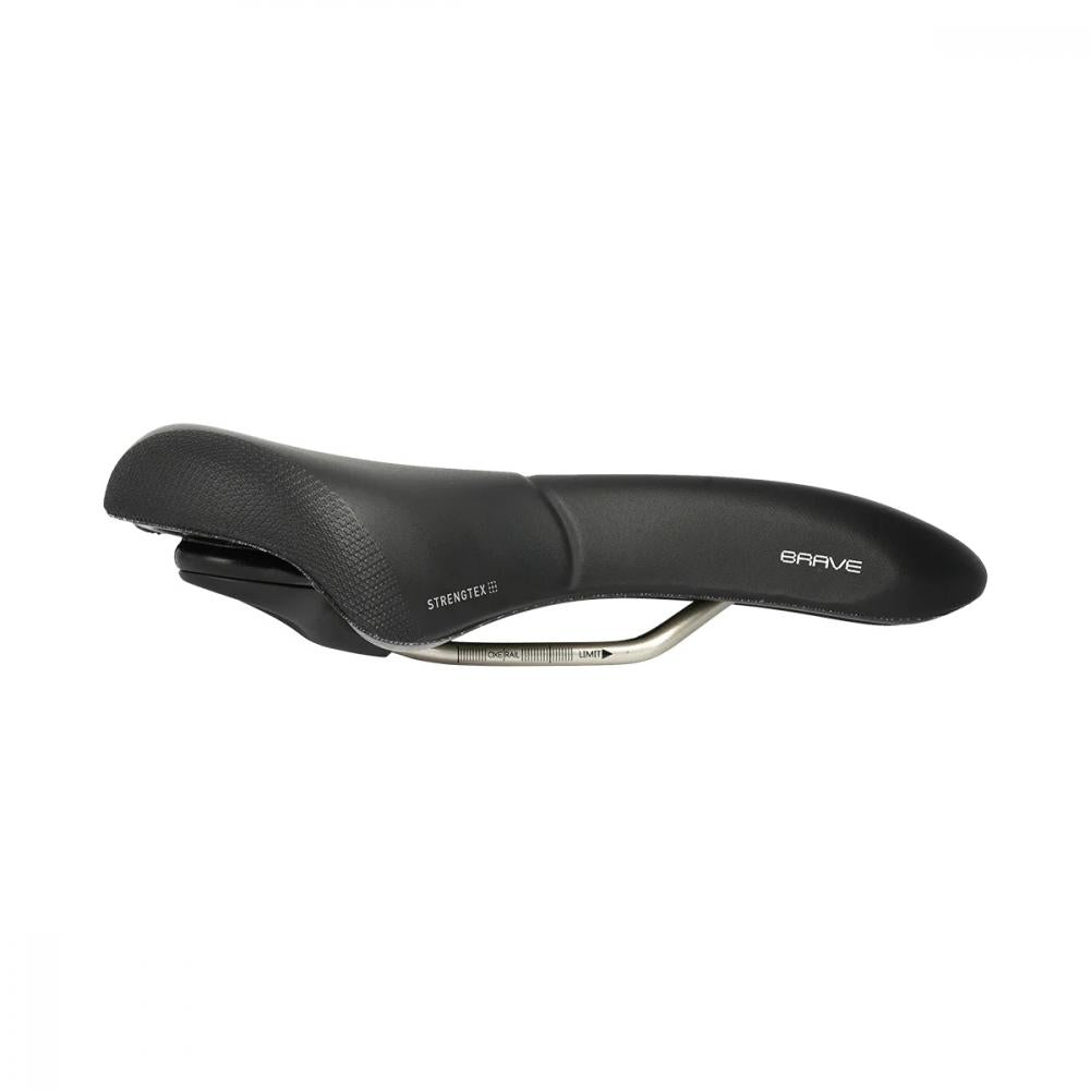 Selle Royal Fahrradsattel Brave Moderate Unisex Stracciatella - Komfortabler Sattel für City & Trekking