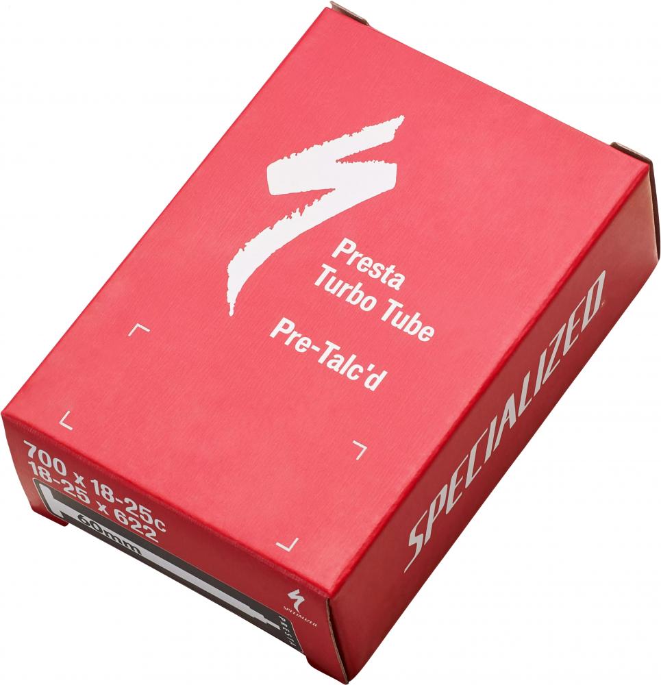 Specialized Presta Valve Turbo Schlauch 700x20-26C 48mm Ventil - Leichter Rennradschlauch mit Talc