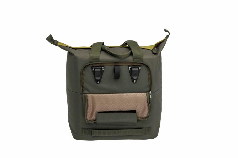 New Looxs Radtasche Oslo Kota Olive/Yellow 18 l Olive - vielseitiger Shopper für Alltag & Pendeln