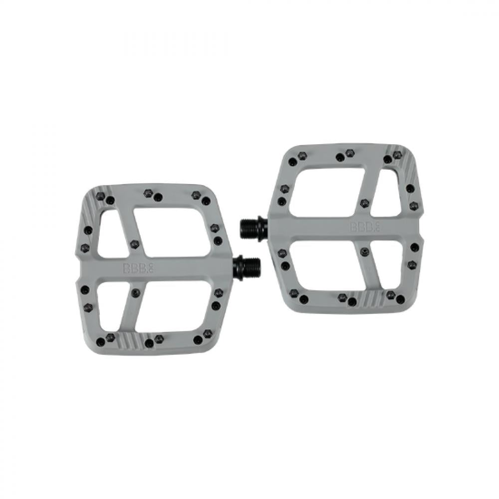 BBB Cycling Pedale Decoder 100 x 110mm 100 matt - griffige Plattformpedale für Kontrolle