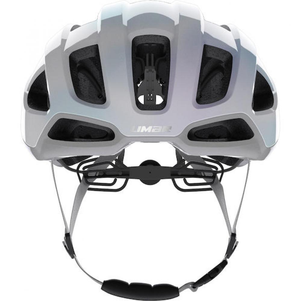 Limar Air Stratos Opal White Silver L Weiß/Silber - leichter All-Terrain-Fahrradhelm mit Top-Belüftung