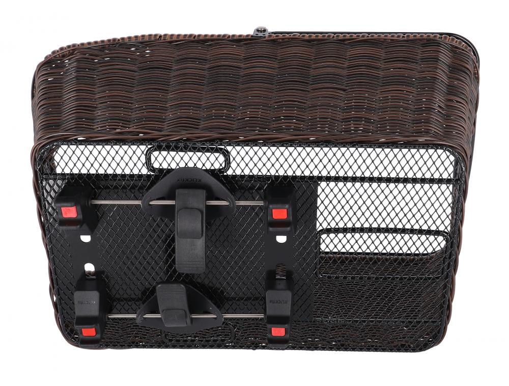 Rixen & Kaul Hinterradkorb Structura GT Korbklip braun 44x24x20 cm