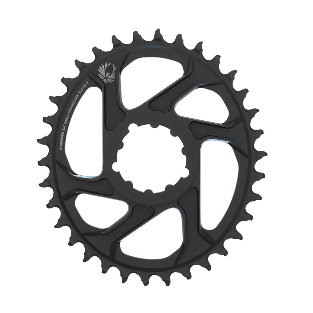 SRAM Kettenblatt X-Sync Eagle CF/Stahl 34T / 3 mm / Aluminium - 3 mm