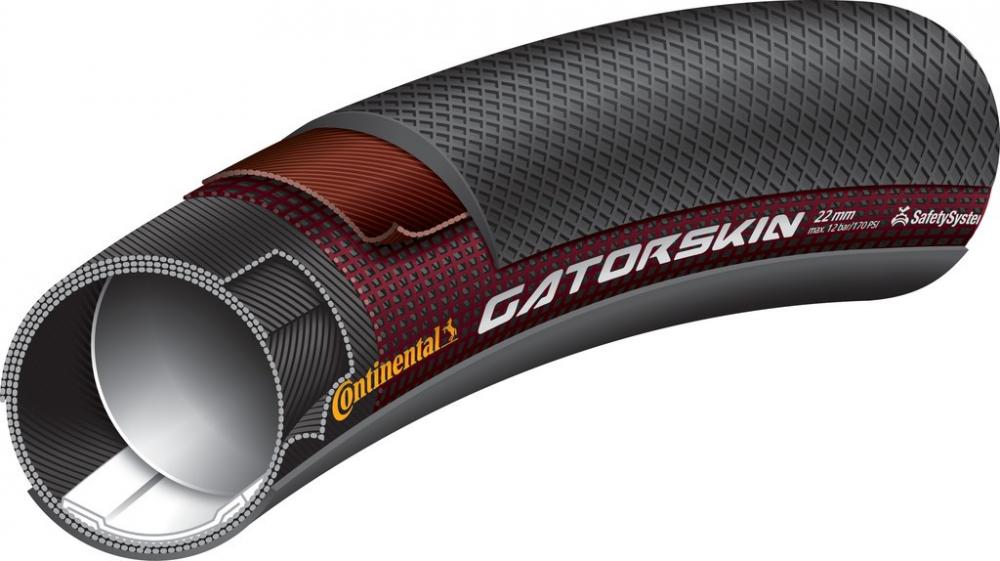 Continental Reifen Conti Schlauch Sprinter Gatorskin 28 Zoll x25mm (27x1 Zoll ) schwarz Dura Skin