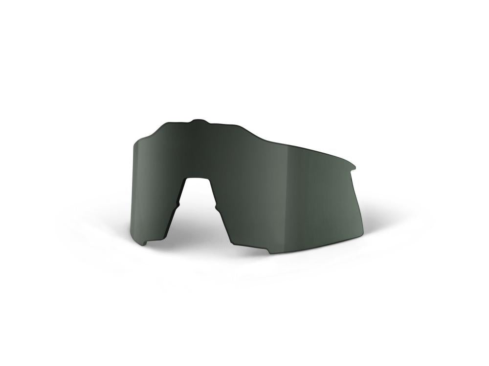 100% Speedcraft - Smoke Replacement Lens unis Grey Green - hochwertiges Ersatzglas für klare Sicht