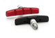 XLC BS-V01 V-Brake Bremsschuhe 4er Set 70mm schwarz/rot - für Alu-Felgen, mit Verschleißindikator