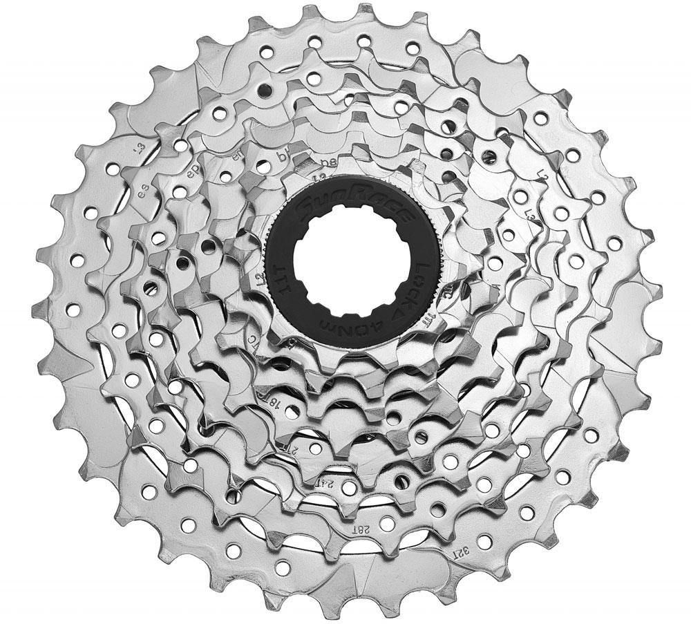 SUNRACE Zahnkranzkassette 8-fach 11-32 Zähne - MTB Kassette mit Nickelbeschichtung für Trekking- und Mountainbikes