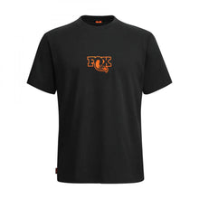 FOX Logo T-Shirt Schwarz L - 100 % gekämmte Baumwolle