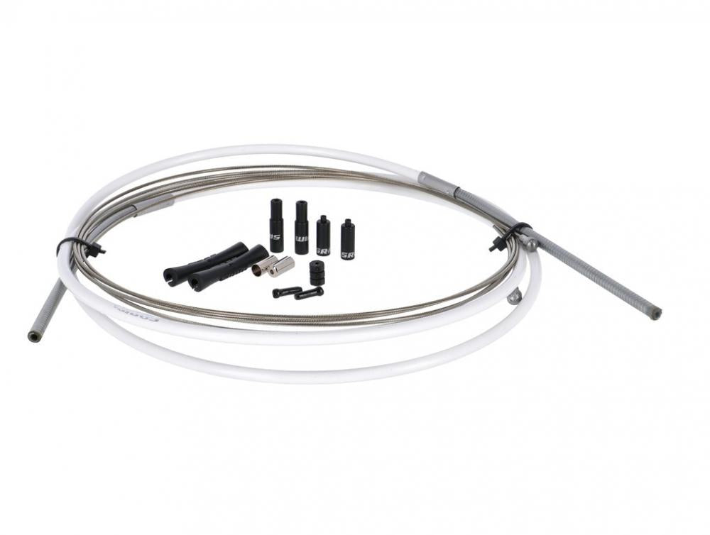 SRAM Schalt-/ Bremskabel-Kit SlickWire Standard - 5 mm, weiß