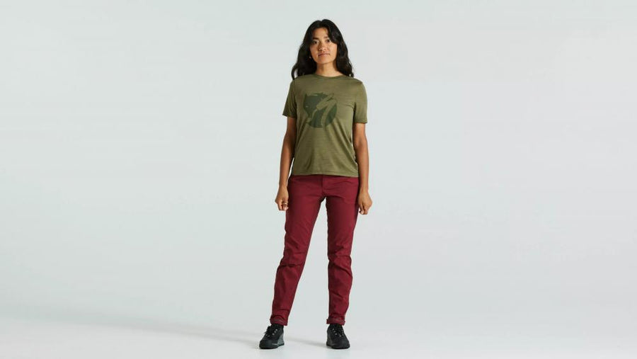 S/F RIDER'S HYBRID TROUSER WMN BRDXRED 6 - Damen Hybridhose für Reiter