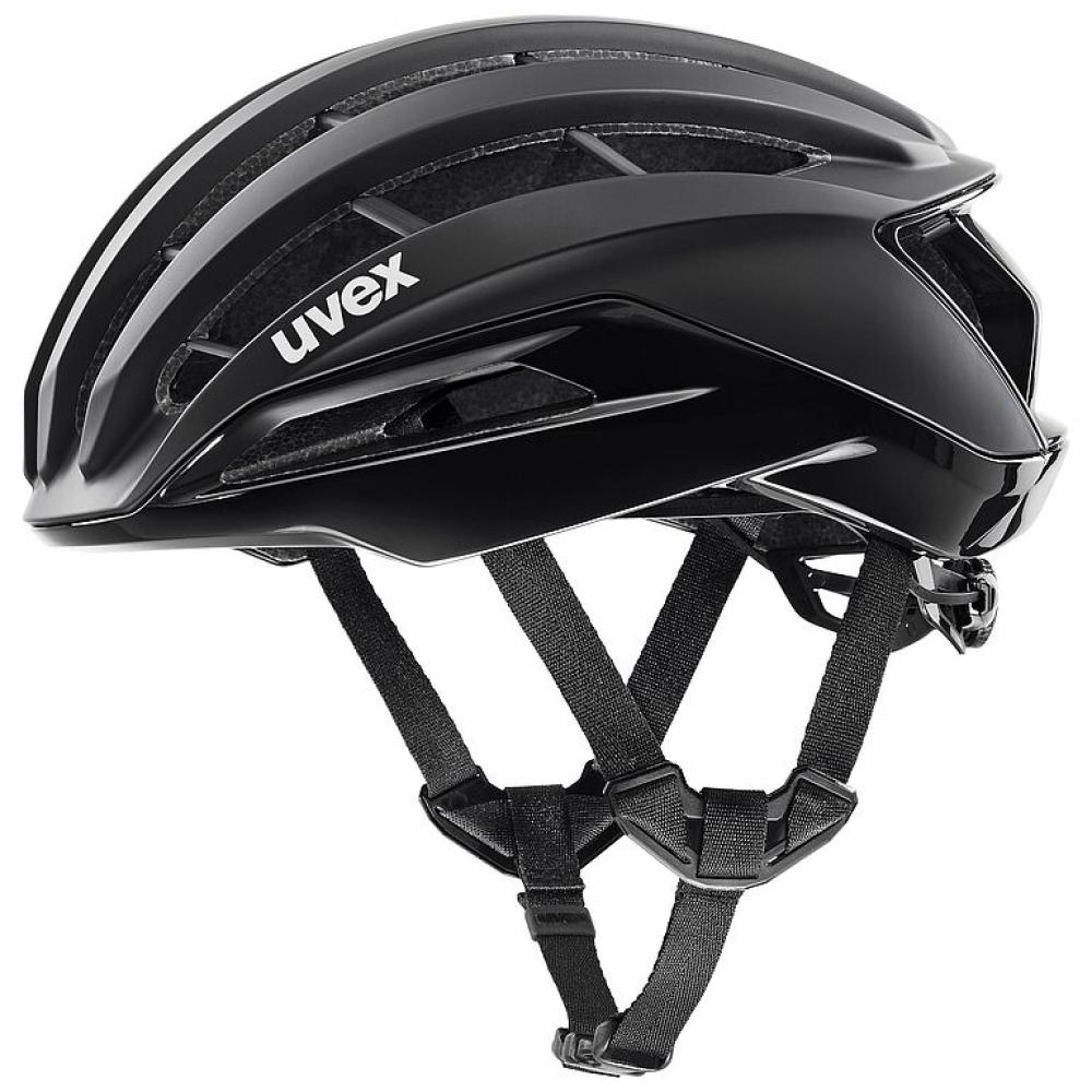 Uvex Surge Rennradhelm black matt Gr. 56-59 ohne Aero Cover leichter Profihelm mit 3D-IAS, EPS-Inmould & Brillengarage für Top-Belüftung …
