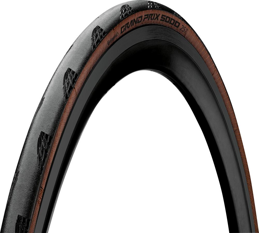 Continental Grand Prix 5000 Faltreifen 25-622 Schwarz/Transparent