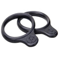 Supernova Airstream O-Ring Set für Fahrradbeleuchtung, zwei schwarze Gummi-O-Ringe.