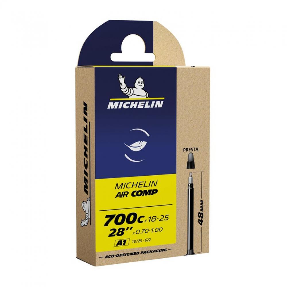Michelin Schlauch A1 AIRCOMP SV 18/25-622 18 - ultraleichter Rennradschlauch für maximale Performance