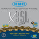 KMC X9SL Schaltungskette 9-fach 1/2" x 11/128" Grau - Titan-Nitrid, 114 Glieder, 237 g