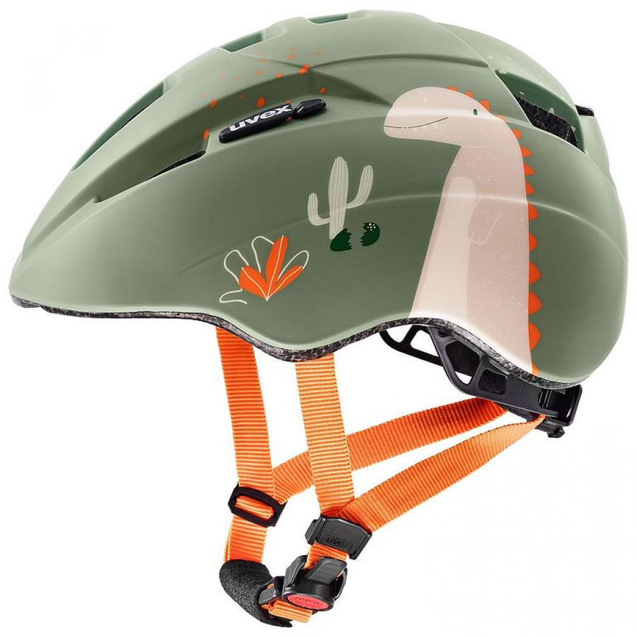 uvex kid 2 cc Fahrradhelm sage green dino matt 46 bis 52 Zentimeter