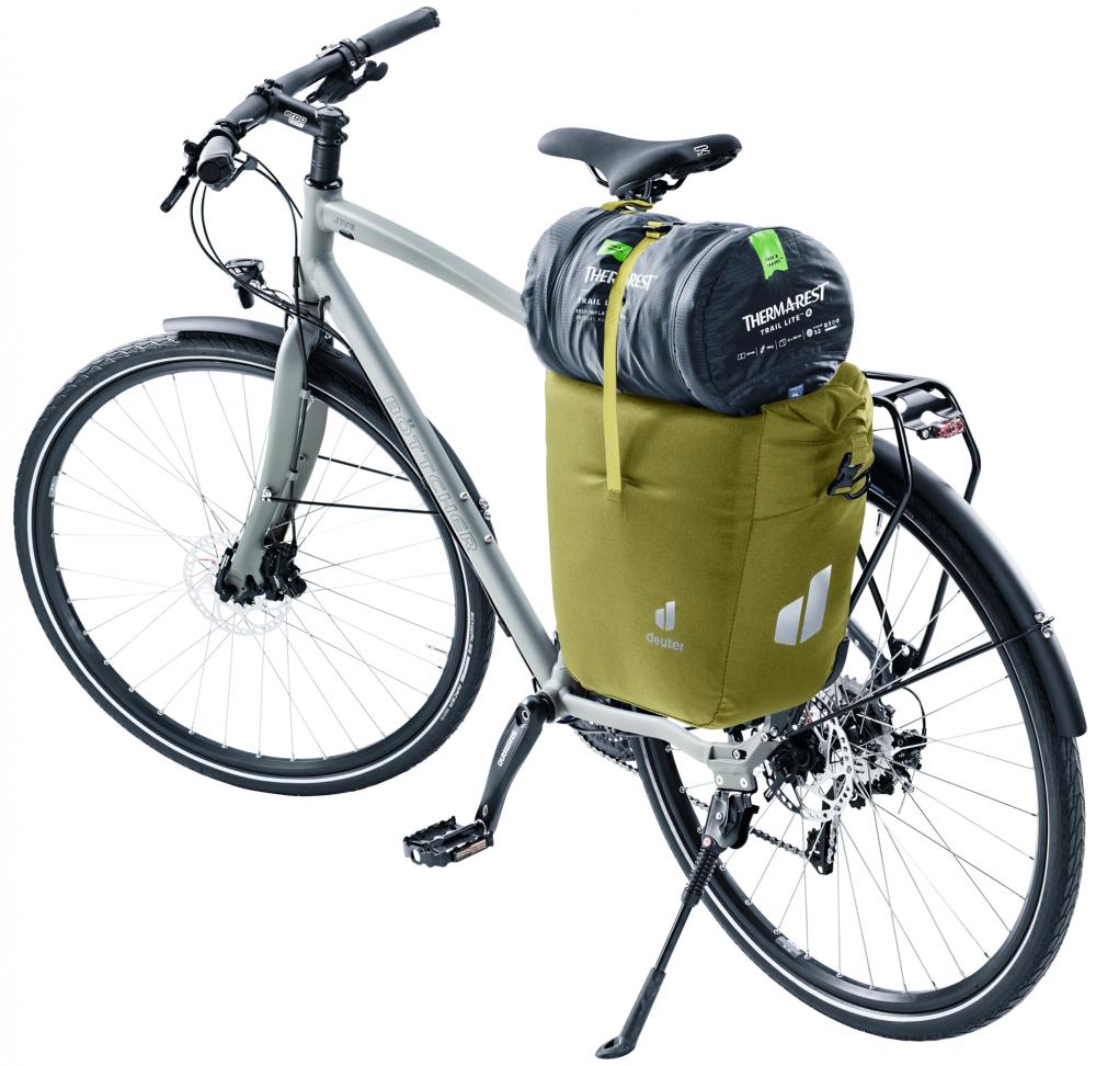 Deuter Valbona 20+5 Gepäckträgertasche - 25 Liter wasserdicht mit Roll-Top