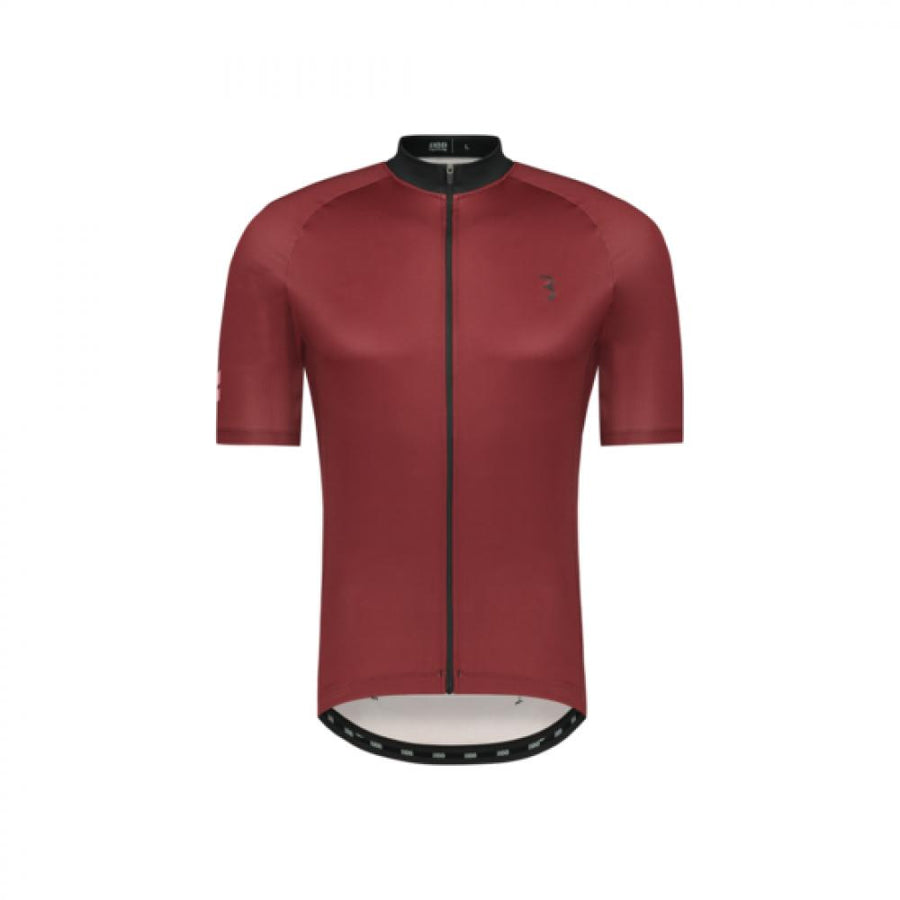 BBB Cycling Trikot ConvertFit ECO S clay rot S - atmungsaktives Recycling-Radtrikot