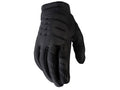 100% Brisker Women's Cold Weather Gloves S black - warmer, griffiger MTB-Winterhandschuh