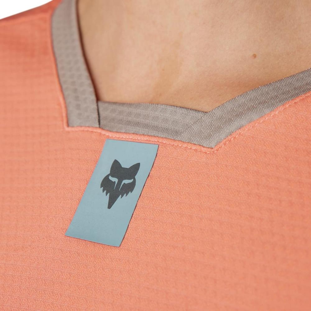FOX Defend Damen MTB-Langarmtrikot S - Salmon mit TruDri