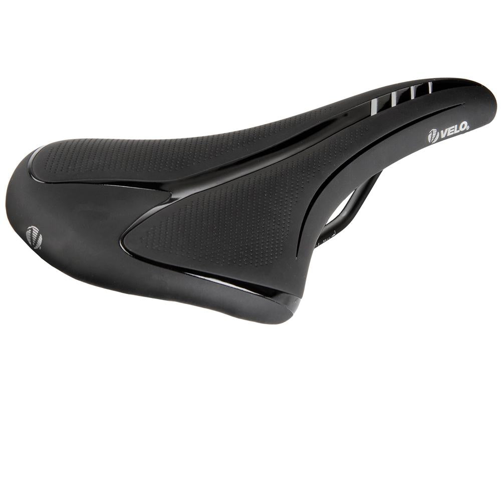 Velo Fahrradsattel Athlete BC Größe M, O-Zone-Technologie, Arc Tech Federung, ultraleicht, 280x147 mm, ideal für Rennrad & MTB