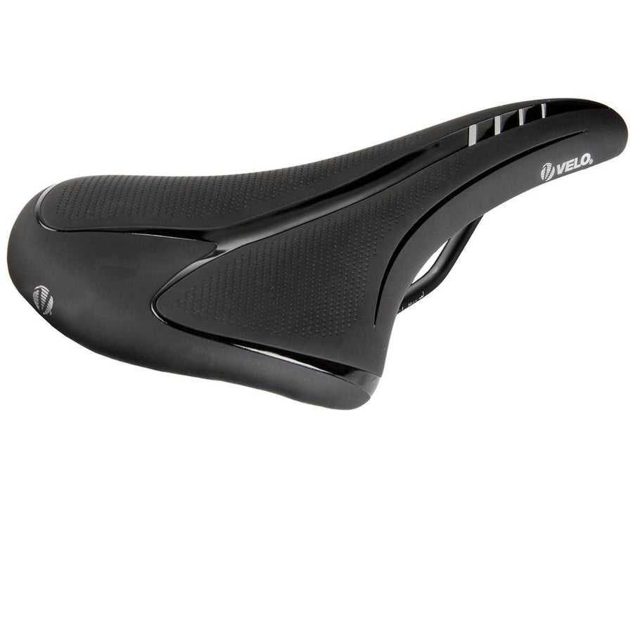 Velo Fahrradsattel Athlete BC Größe M, O-Zone-Technologie, Arc Tech Federung, ultraleicht, 280x147 mm, ideal für Rennrad & MTB