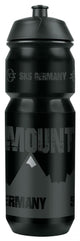 SKS Mountain Trinkflasche 750ml schwarz, ergonomisch, auslaufsicheres Push-Pull-Ventil, abnehmbarer Deckel, passend für alle Flaschenhalter