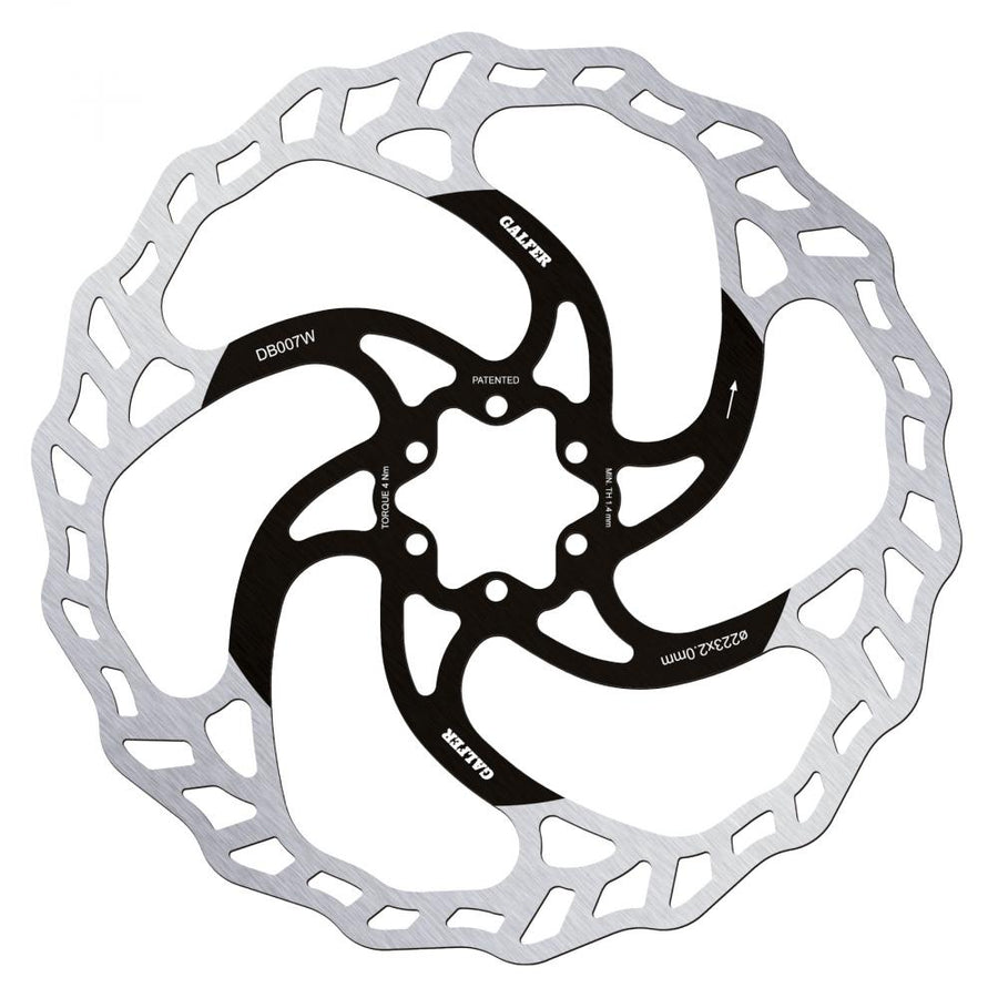 Galfer Wave Bremsscheibe Ø 223 mm 6-Loch - E-Bike & Enduro MTB Fixed Disc